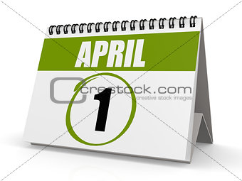 April 1 calendar