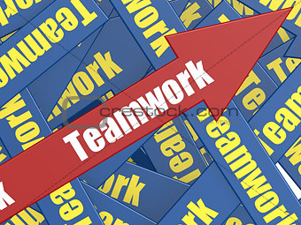 Teamwork arrow