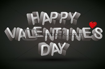 Happy Valentineâs Day phrase.
