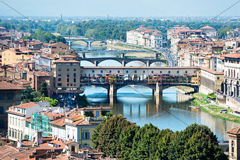 Florence with ponte vecchio