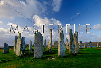 Scotland, The Isle of Lewis, Callanish Stone Circle.