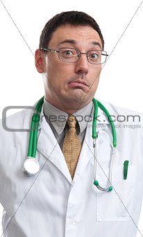 surprised doctor