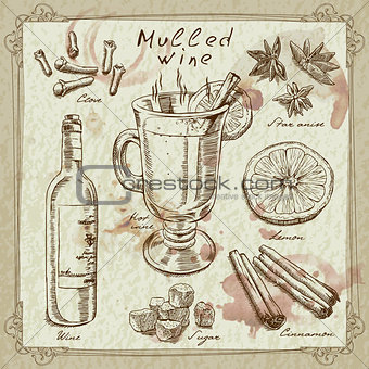 mulled wine design elements
