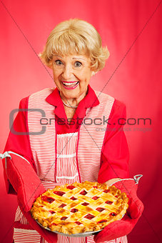 Grannys Home-baked Cherry Pie