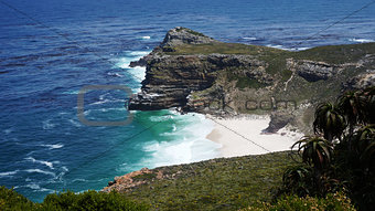 Cape Point landscape, located near the city of Cape Town, South 