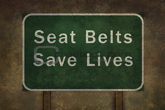 Seat belts save lives