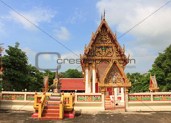 temple at wat Rong saeng