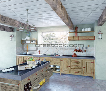 old-style kitchen