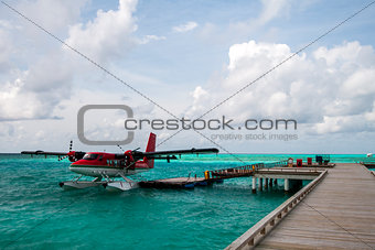 Seaplane at the dock