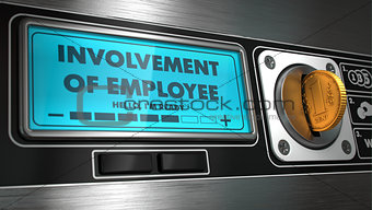 Involvement of Employee in Display on Vending Machine.
