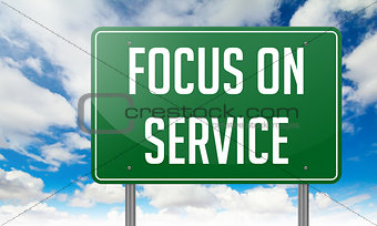 Focus on Service - Highway Signpost.