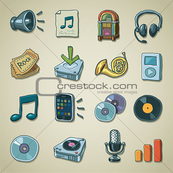 Freehand icons - Audio