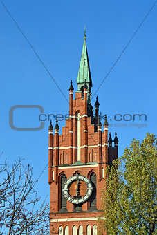 Church of the Holy family. Kaliningrad (until 1946 Koenigsberg),