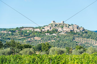 View to Montemassi Tuscany