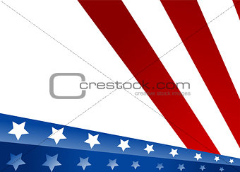 USA flag in style vector 