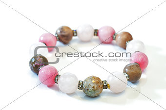 bracelet faceted stones