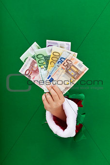 Money for the christmas shopping rush