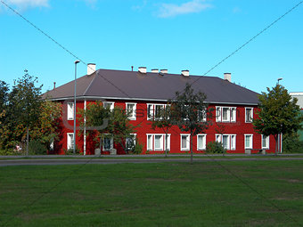 Traditional Red House