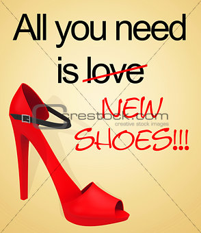 all you need is new shoes