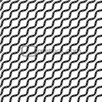 Design seamless monochrome ellipse lines pattern
