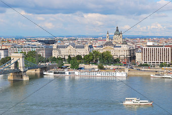 Top-view of Budapest