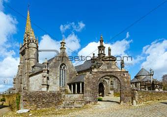The parish of Guimiliau, Brittany, France.