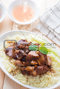 Asian pork rice