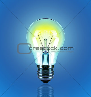 Light bulb, isolated