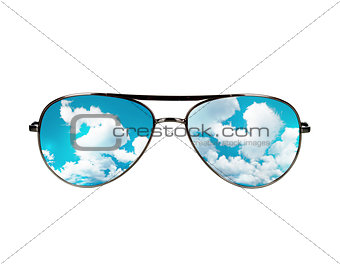 Glasses Isolated on White