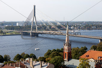 Aerial view of Riga. Latvia