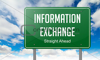 Information Exchange on Highway Signpost.