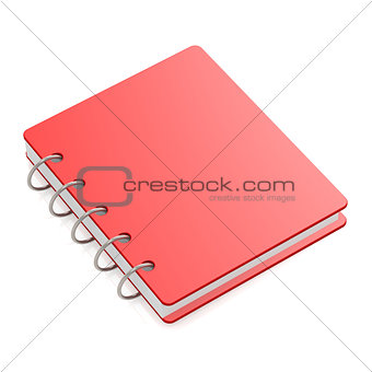 Red hard cover book