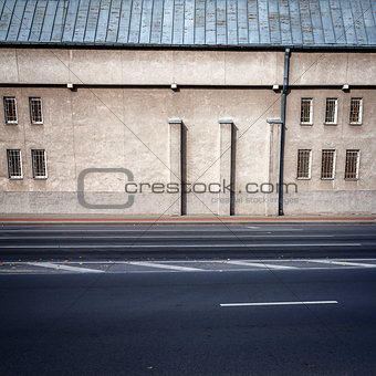 Aged street wall  