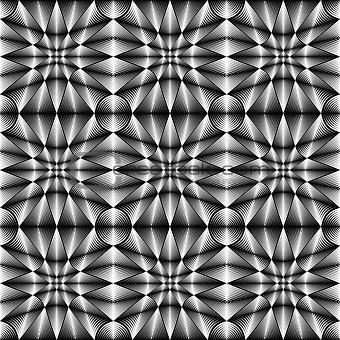 Design seamless geometric trellised pattern
