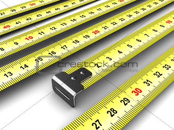 ruler meter tape background