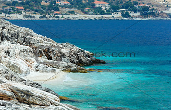 Summer sea coast landscape  (Greece)