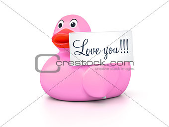 Rubber Ducky Love You