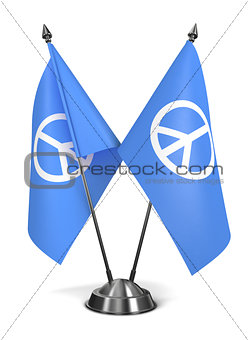 Peace Sign - Miniature Flags.