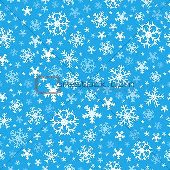 Seamless background snowflakes 6