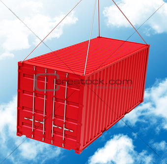 The red container