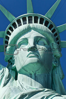 The Statue of Liberty the Detail