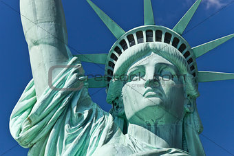 The Statue of Liberty the Detail