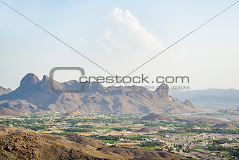 Landscape and mountains Oman