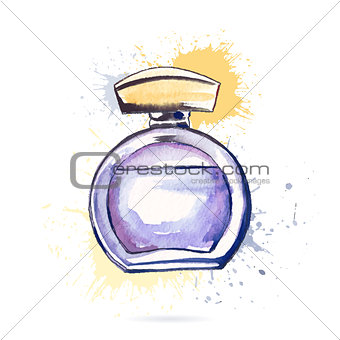 Beautiful perfume bottle.