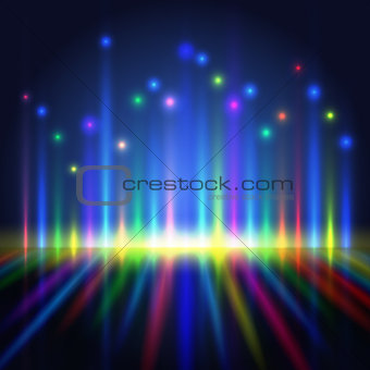 abstract color light lines