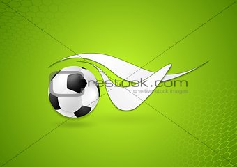 Bright soccer logo design