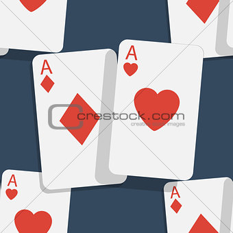 Casino poker seamless background