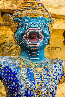 yaksha demon grand palace bangkok Thailand
