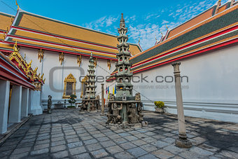 interior Wat Pho temple bangkok Thailand