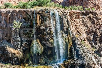 ma'in hot springs waterfall Jordan
